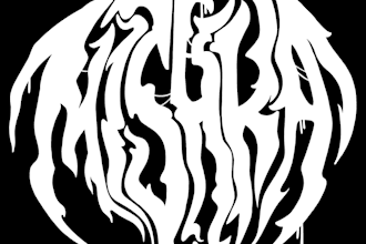 make a death metal, deathcore and black metal logo