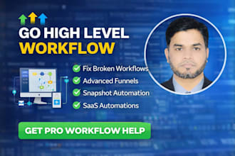 fix, optimize, or create gohighlevel email workflow