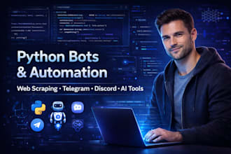 build discord python telegram bots trading bots web scrapers ai tools automation