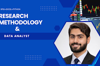 do research methodology and data analysis, spss, python