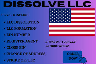 dissolve US llc, close ein, amend llc,llc dissolution, deregister llc, ohio llc