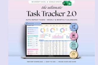 design custom automated excel spreadsheet excel vba macros googlesheet tracker