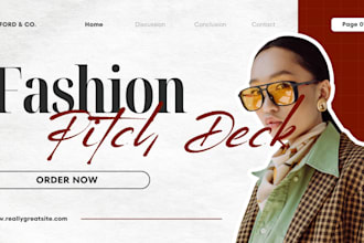 fashion brand pitch deck for investors compelling pitch deck for clothing brand