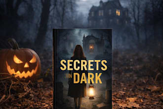 a professional horror or thriller ebook cover