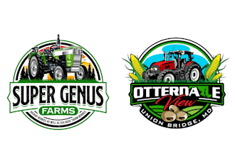 design modern tractor logo for your company