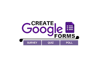 design any type of online form, survey using google forms