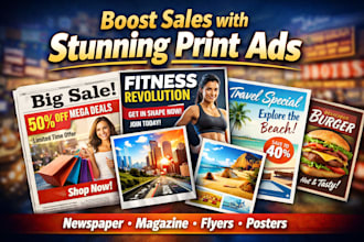 design newspaper ads magazine ads and print ad designs flyer graphics