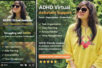 be your adhd virtual assistant for focus, organization and productivity
