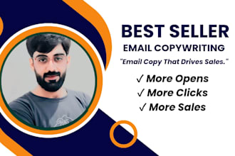 write sells email, welcome email, blast email and newsletter