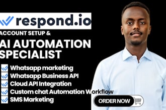 respond io customer support ai agent respond io workflow respond io whatsapp api