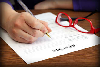 write your CV and resume