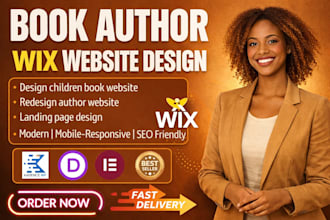 build a best selling wix author website, ebook website, bookstore, poet website