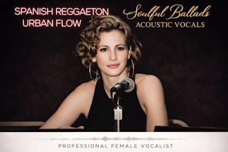 be your spanish singer songwriter for reggaeton pop or ballads