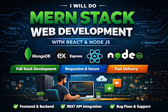 do mern stack web development using mongodb express react and node js