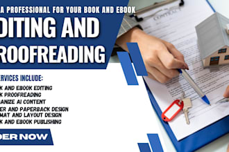 be your professional book editor and proofreader expert kdp formatting book