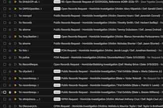 file and manage foia requests for bodycam and true crime footage
