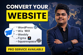 clone webflow site from figma, wordpress, wix or squarespace website