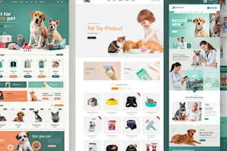 design shopify pet store, shopify pet supplies store, pet shopify store