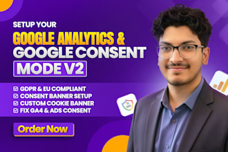 setup cookie consent v2, cookie consent banner, consent mode v2, gdpr, ga4, gtm