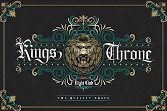 create awesome steampunk and vintage logo in 24 hrs