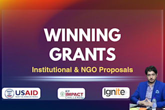 write a winning grant proposal for your ngo or startup
