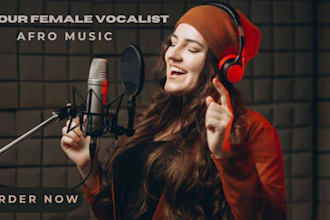 produce afro house music with african female vocal style
