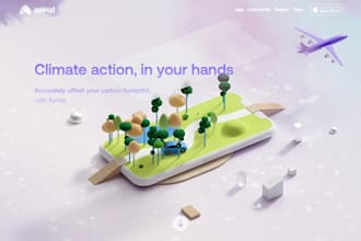 do immersive, interactive, 3d, website and landing page