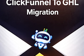 migrate your clickfunnel in gohighlevel websites, landing page and sales funnel