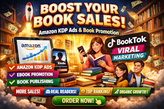 do amazon kdp ads book publishing ebook tik tok booktok promotion book marketing