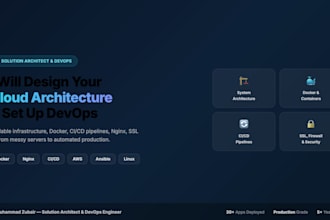 design your cloud architecture and set up devops