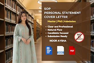 review, edit, and proofread your statement of purpose sop