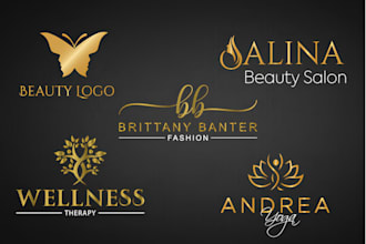 make cosmetic, beauty, spa, hair salon logo for your brand