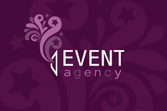 design an events, event management, or party logo