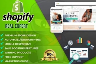 design stunning shopify store banner, web banner, hero image and website slider