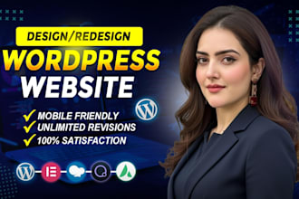 create website design and wordpress website development for buisness website