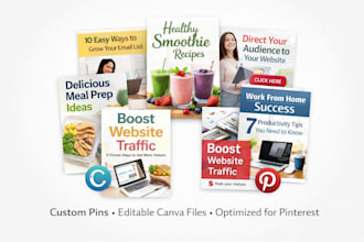 design eye catching pinterest pins in canva