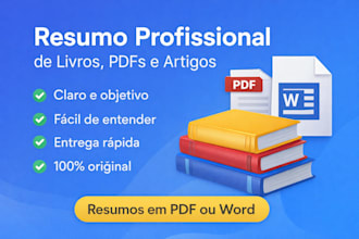 sumarize books pdfs or articles clearly and quickly