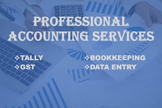 provide monthly bookkeeping and accounting services