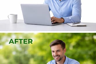 change image background color to white, green or transparent