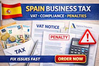 handle spain business tax compliance vat filings and penalty resolution fast