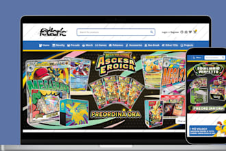 build pokemon shopify store pokemon website pokemon card  trading card store