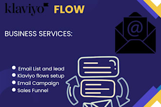 set up shopify ecommerce email flows in klaviyo