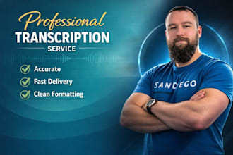 transcribe audio and video professionally