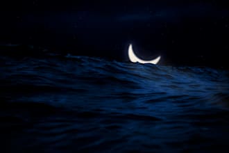 create dark and moody landscape digital art in photoshop