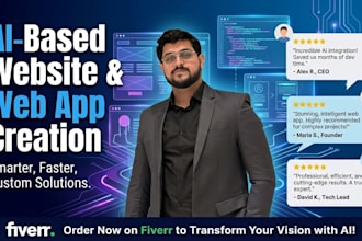 develop ai saas web app and admin dashboard as an ai web development expert