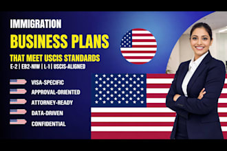 be an immigration business plan writer, e2, eb2 niw, l1, uscis aligned