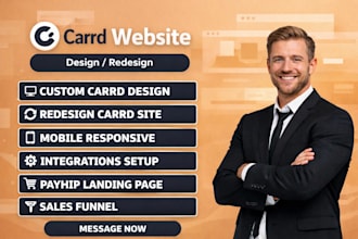 design carrd website carrd landing page redesign carrd website design carrd co