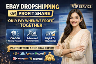 do ebay dropshipping on profit share