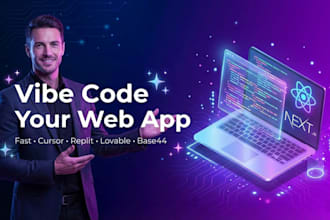 vibe code your web app in cursor, replit, lovable, base44
