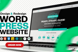 build website development, design or redesign, and build wordpress website